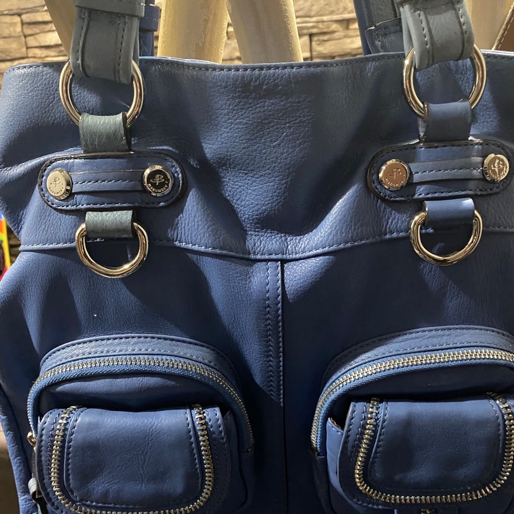 Blue Handbag B Makowsky